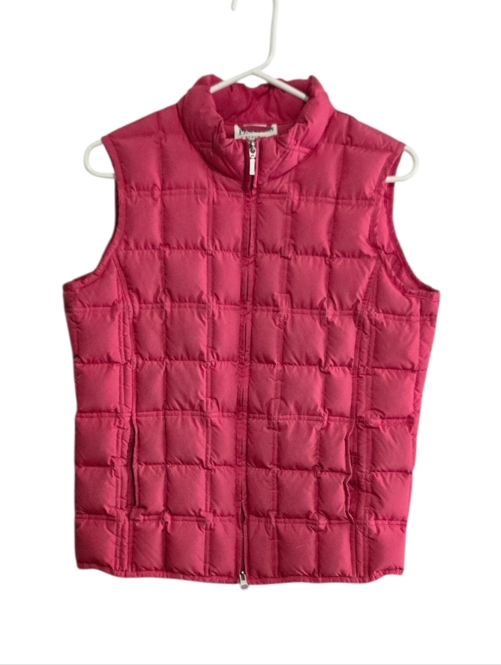 Pendelton Down Women's Quilted Pink Salmon Puffer Vest Size M